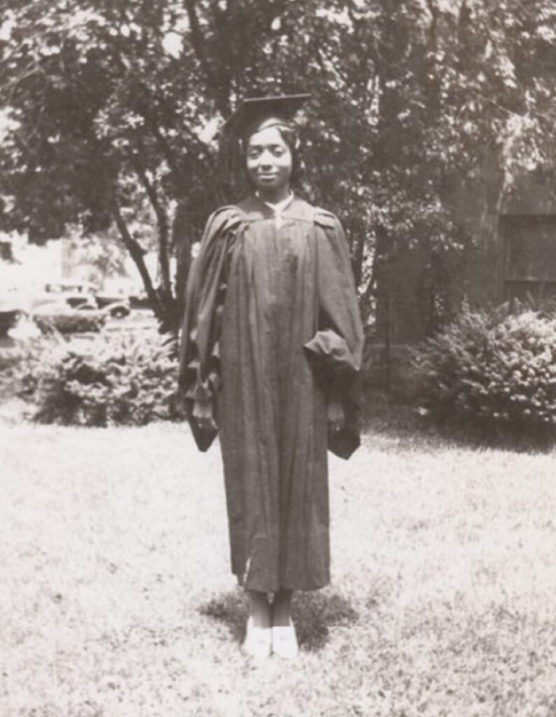 Edith Renfrow college graduation 